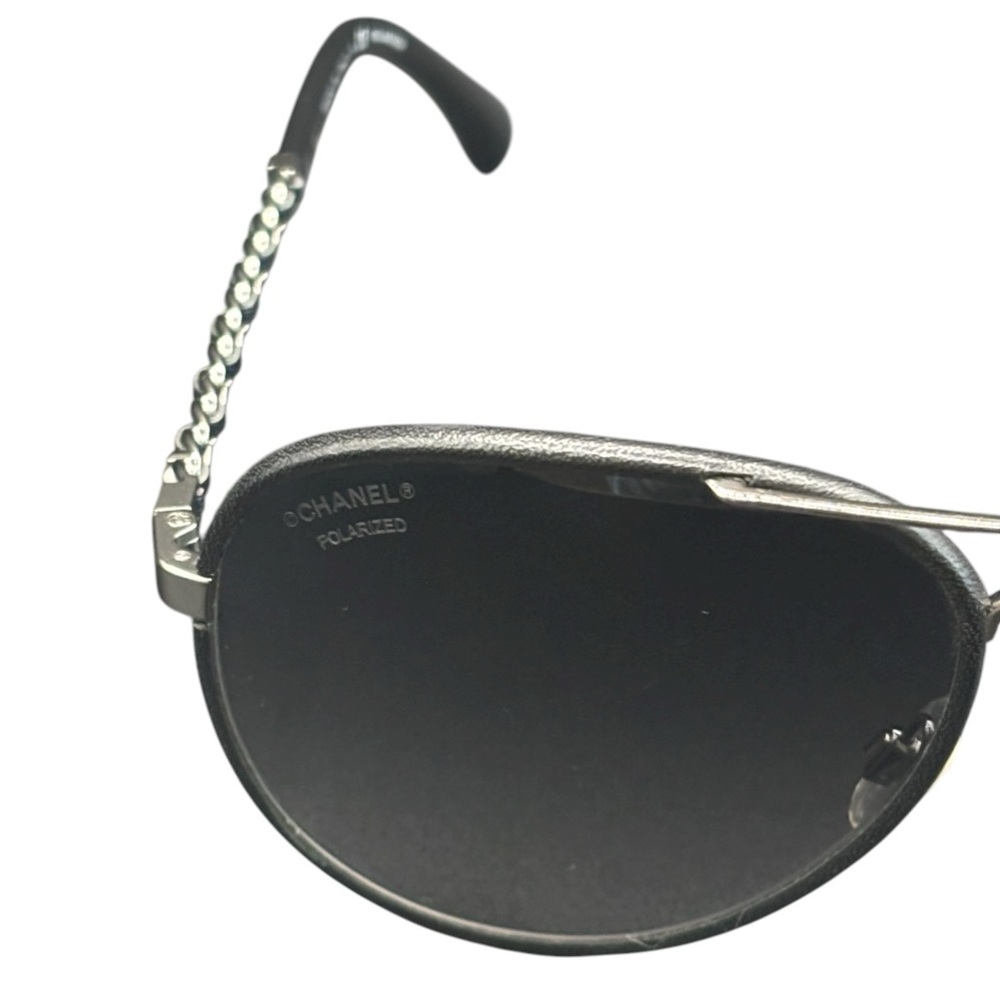 Chanel Chain Aviator Sunglasses - Picture 3 of 8
